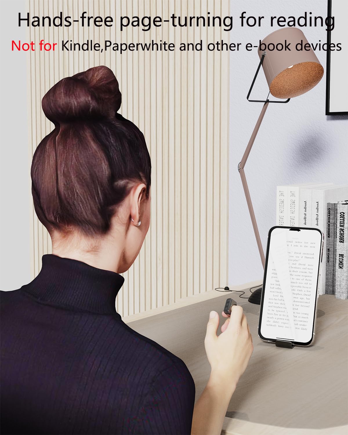 3-Link 2-Pack TikTok Scrolling Ring Plus Version, Remote Control for TikTok/YouTube Shorts/Instagram Reels, Bluetooth Page Turner for iPad/Kindle App/iPhone/Android