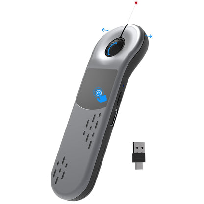 3-Link Air Mouse for PC/iOS/Android with Touchpad Rechargeable Wireless Presentation for PPT Pointer Bluetooth 2.4G Remote Control for PowerPoint/Keynote/Tiktok/Camera/Kindle App