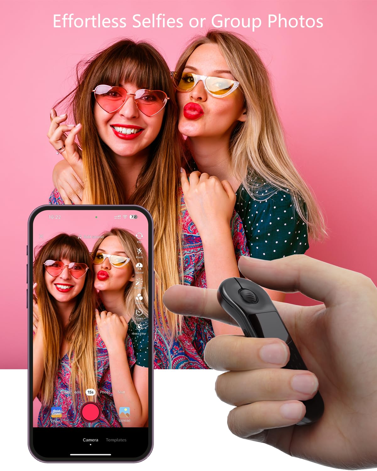 3-Link Air Mouse for PC/iOS/Android with Touchpad Rechargeable Wireless Presentation for PPT Pointer Bluetooth 2.4G Remote Control for PowerPoint/Keynote/Tiktok/Camera/Kindle App