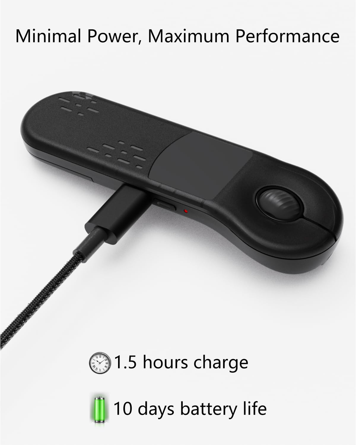 3-Link Air Mouse for PC/iOS/Android with Touchpad Rechargeable Wireless Presentation for PPT Pointer Bluetooth 2.4G Remote Control for PowerPoint/Keynote/Tiktok/Camera/Kindle App