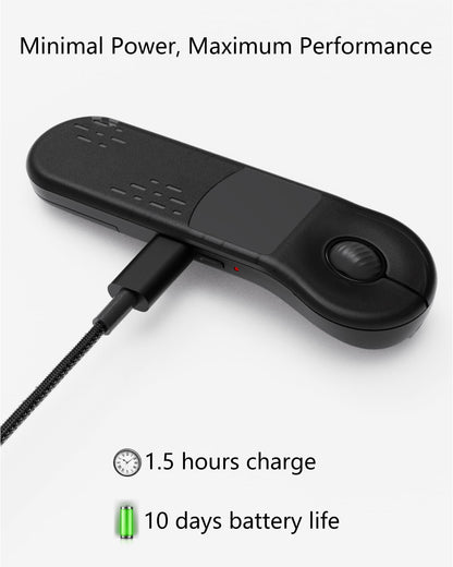 3-Link Air Mouse for PC/iOS/Android with Touchpad Rechargeable Wireless Presentation for PPT Pointer Bluetooth 2.4G Remote Control for PowerPoint/Keynote/Tiktok/Camera/Kindle App